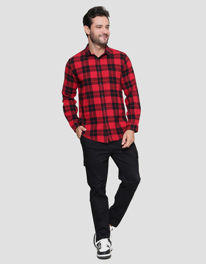 Gabs Basic Check Kemeja Pria