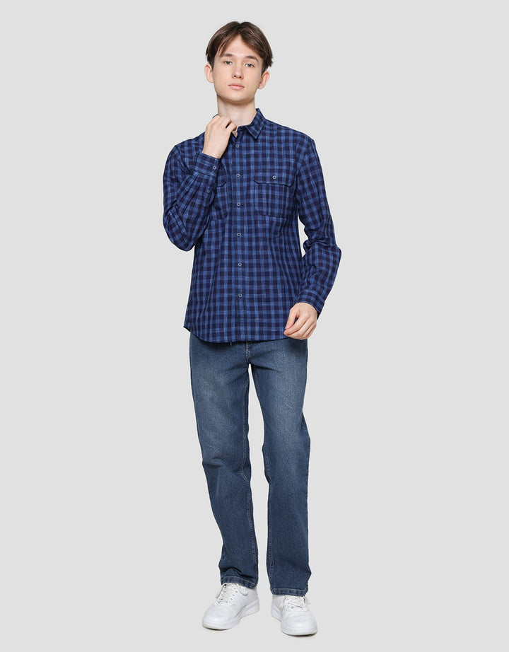 Gab's Checks Style Kemeja Panjang Pria