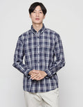 Cole Long Sleeve Shirt Regular Cotton Big Checks 36
