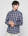 Cole Long Sleeve Shirt Regular Cotton Big Checks 36