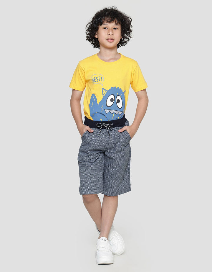 Nevada Boys Woven Shorts Geometric Print