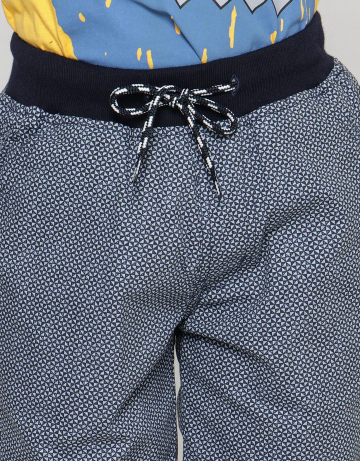 Nevada Boys Woven Shorts Geometric Print