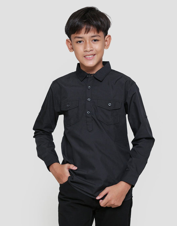 Pingu Basic Kemeja Panjang Anak Laki Laki