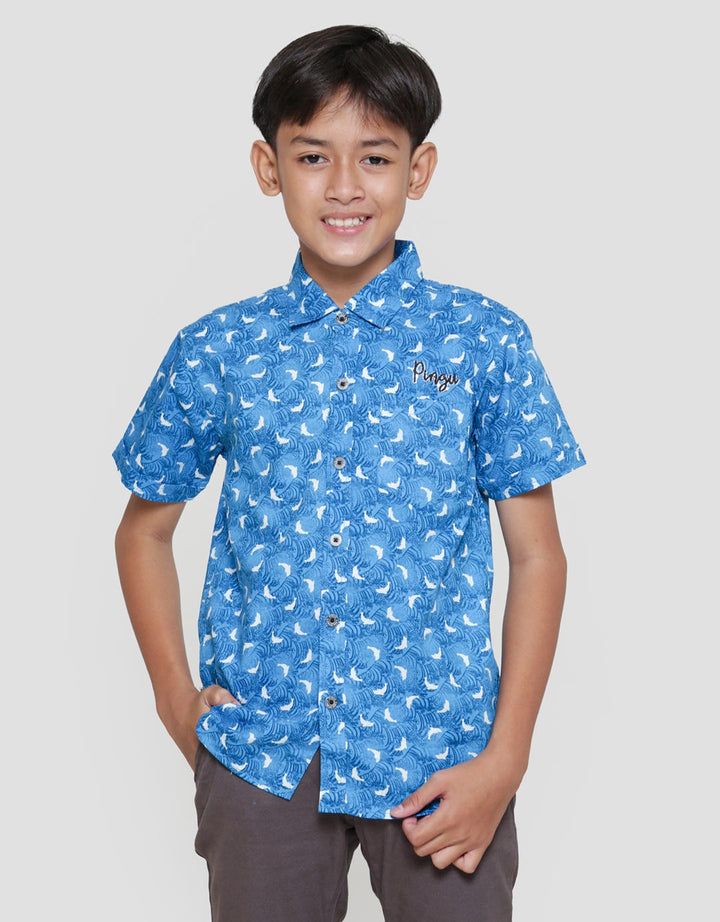 Pingu Abstract Ocean Boys Shirt
