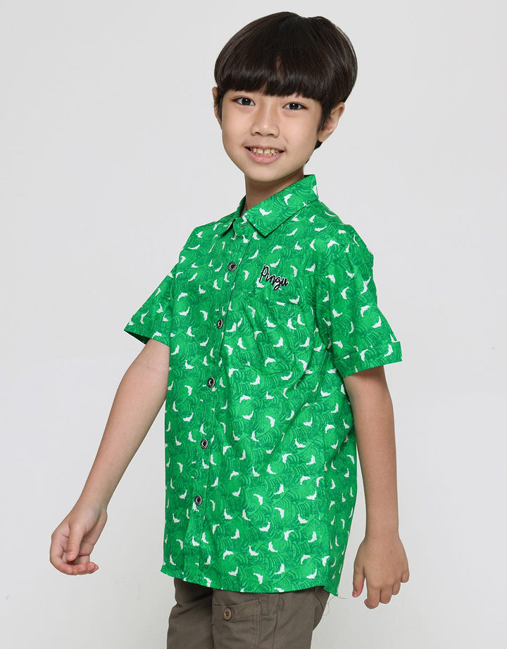 Pingu Abstract Ocean Boys Shirt