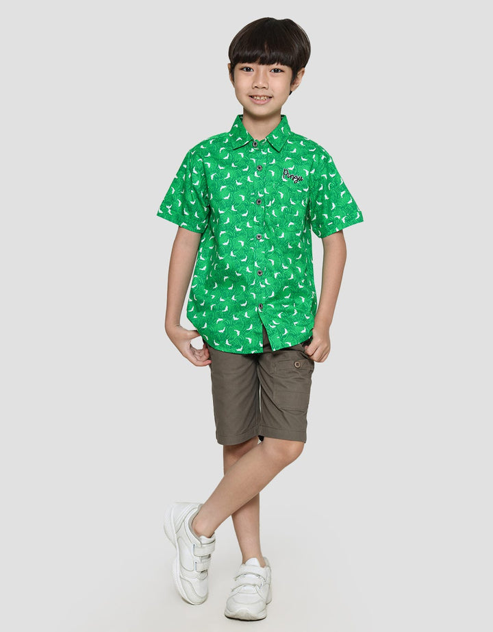 Pingu Abstract Ocean Boys Shirt