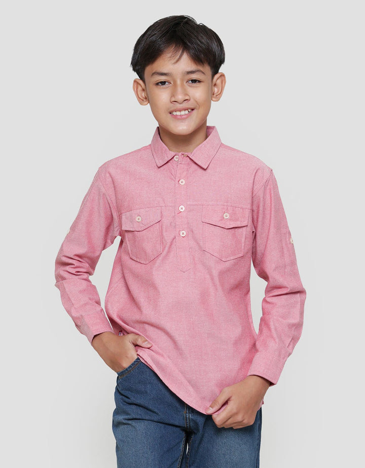 Pingu Basic Kemeja Panjang Anak Laki Laki