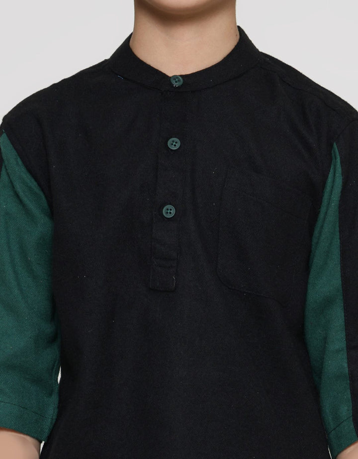 Pingu Up Collar Boys Shirt
