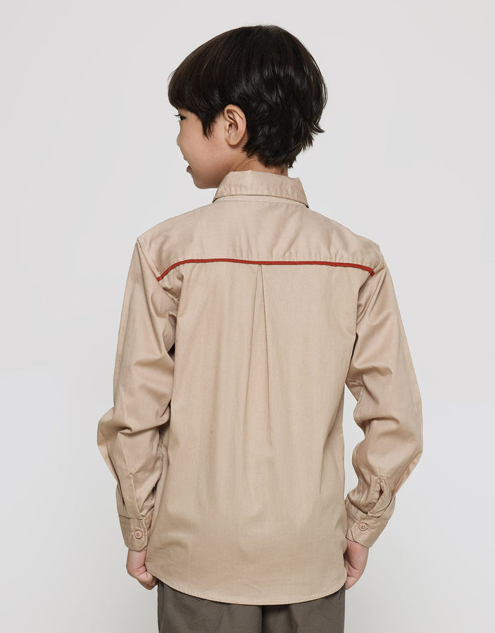 Pingu Star Boys Long Sleeve Shirt