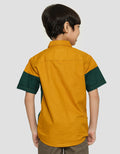 Pingu Color Block Boys Short Sleeve Shirt