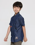 Pingu Wings Print Boys Short Shirt