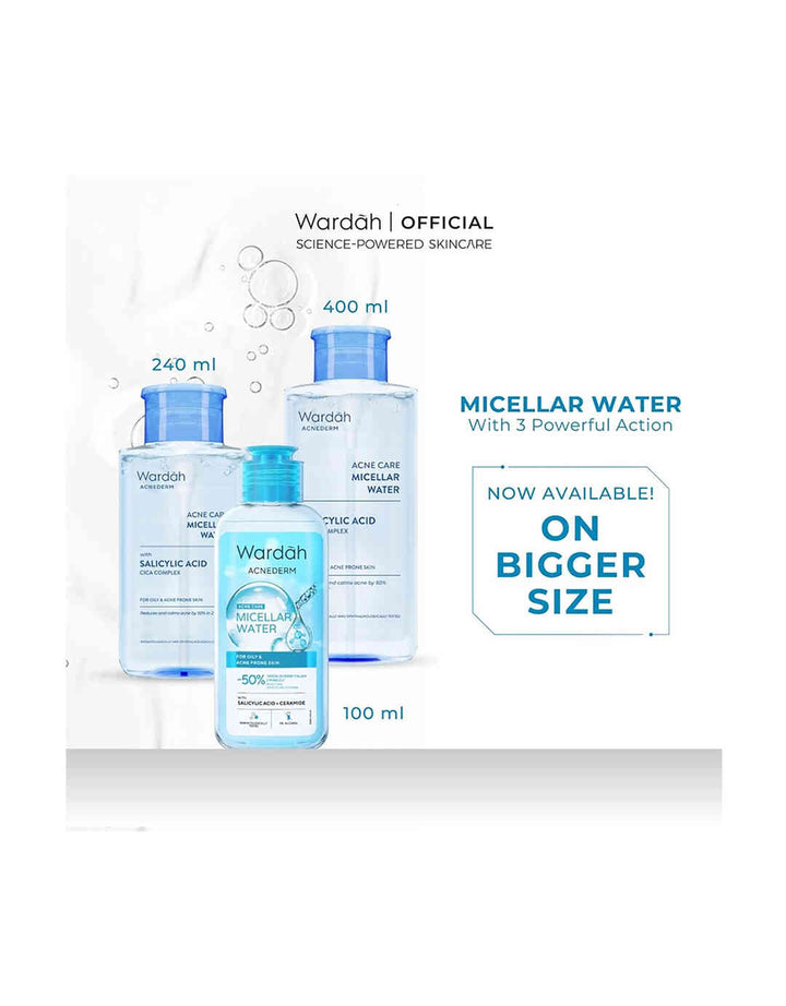 Wardah Acnederm Acne Care Micellar Water 100 ml
