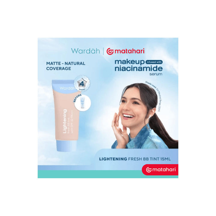 Wardah Lightening Fresh BB Tint 04 Neutral Beige (32N) 30 ml (NEW)