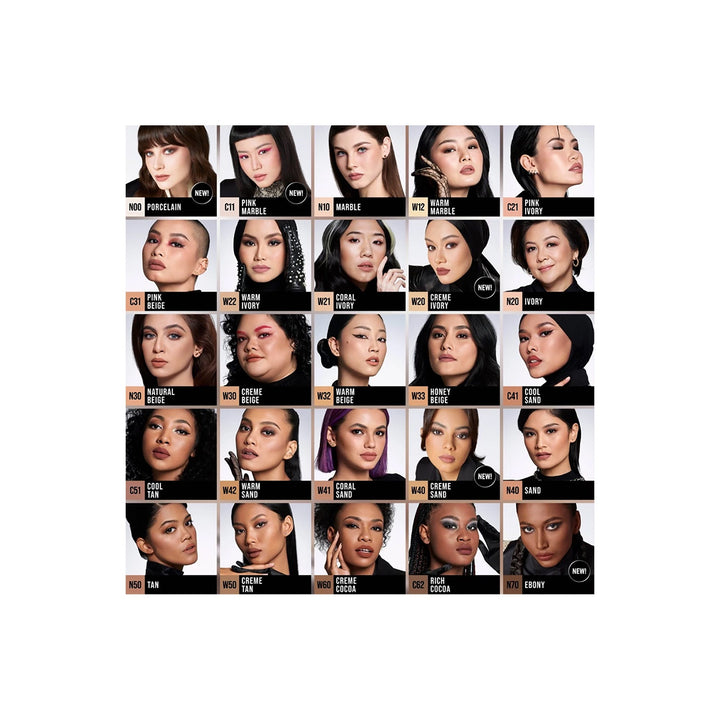 Make Over Powerstay 24H Matte Powder Foundation W33 Honey Beige 10 G