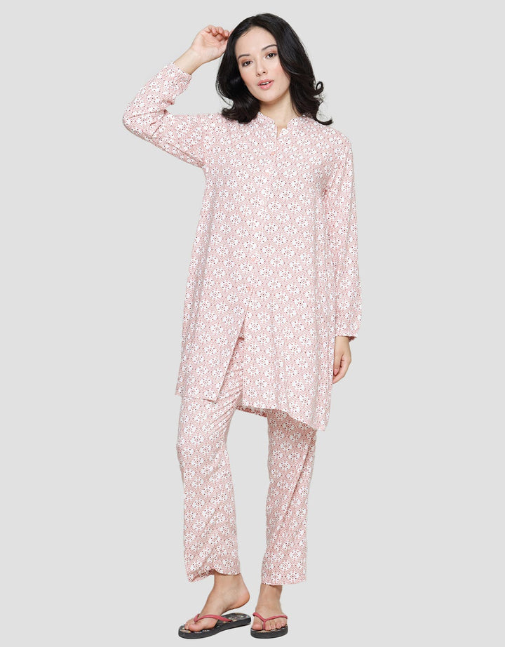 St. Yves Diamond Dots Baju Tidur Set Wanita