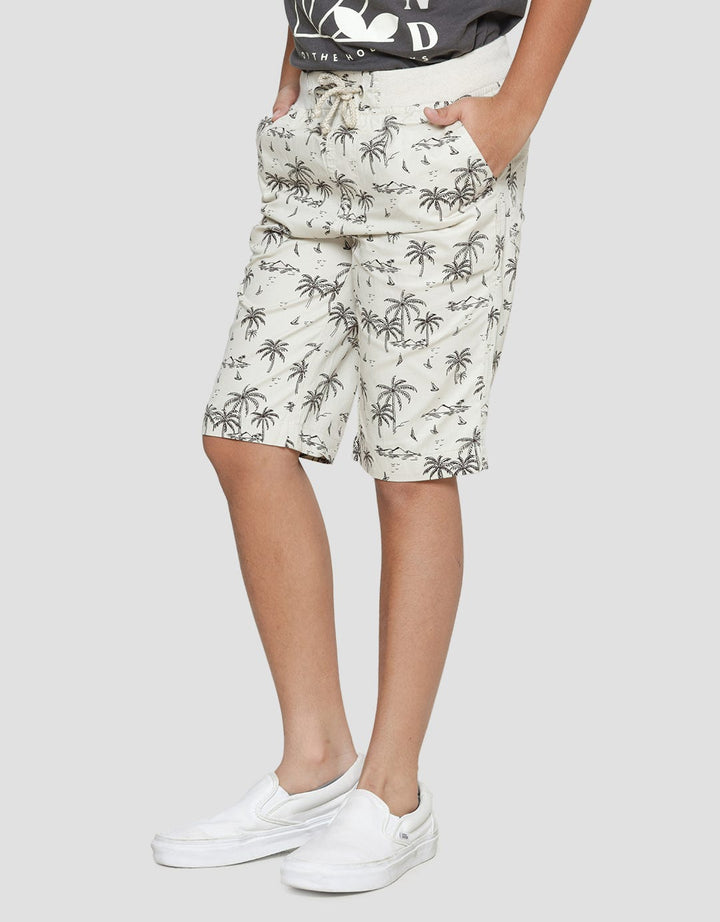 Nevada Island Print Boys Shorts