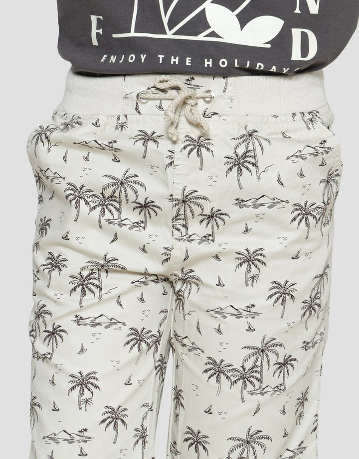 Nevada Island Print Boys Shorts