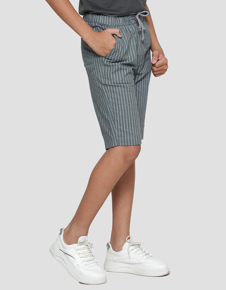 Nevada Linen Stripe Celana Pendek Anak Laki-laki