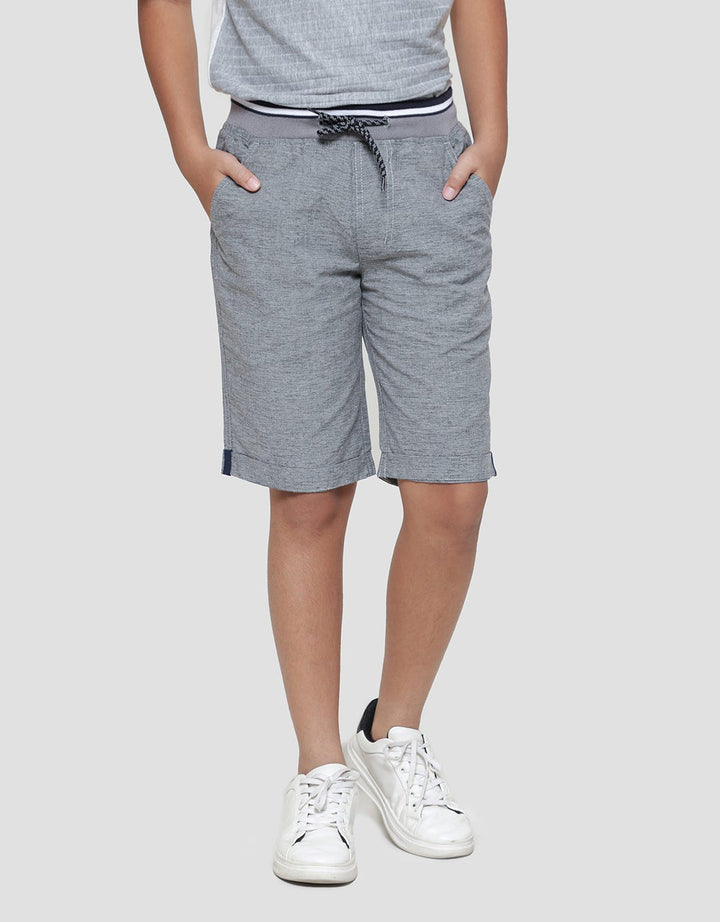 Nevada Woven Textured Marchelano Rib Boys Shorts