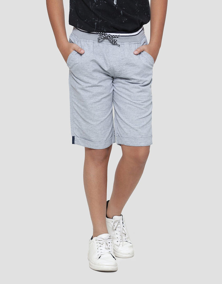 Nevada Woven Textured Marchelano Rib Boys Shorts