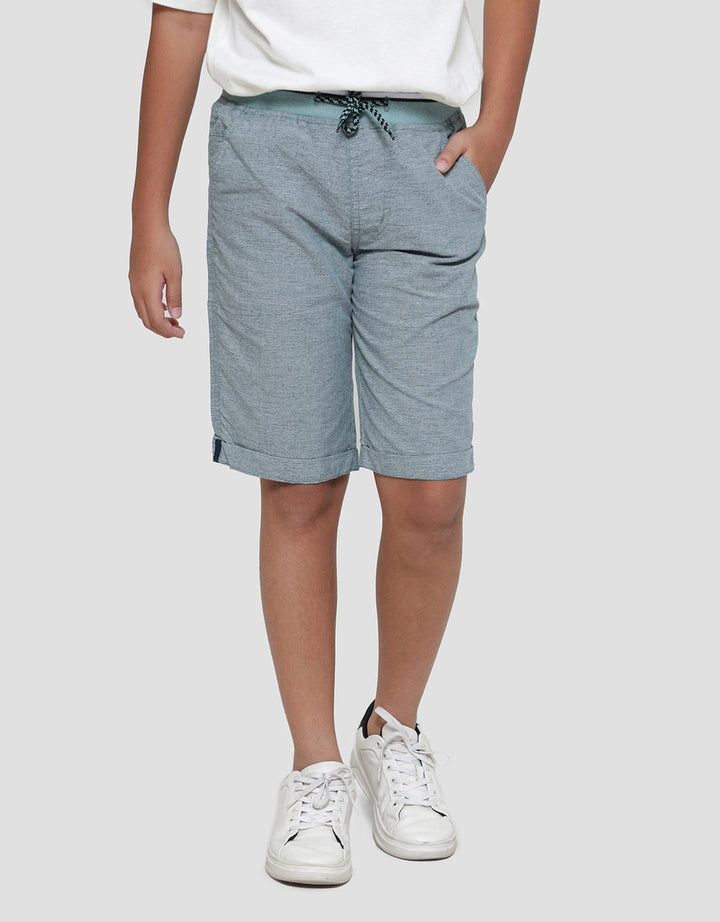 Nevada Woven Textured Marchelano Rib Boys Shorts