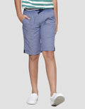 Nevada Woven Textured Marchelano Rib Boys Shorts
