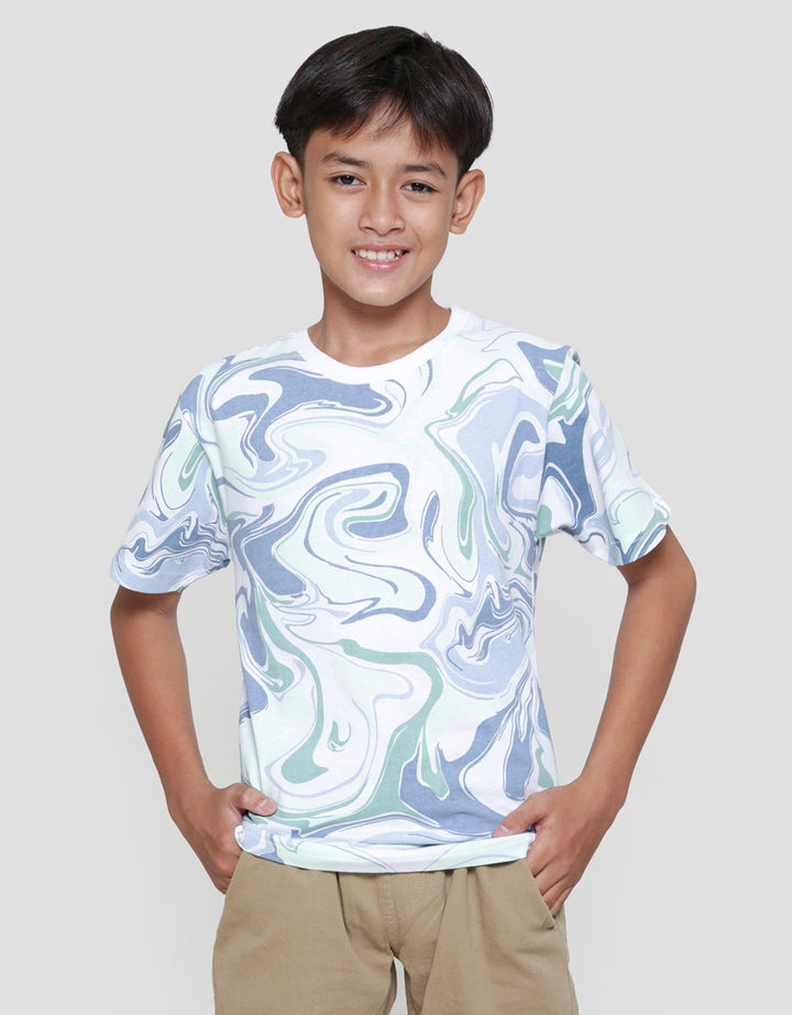 Nevada Abstract Fullprint Kaos Anak Laki-laki