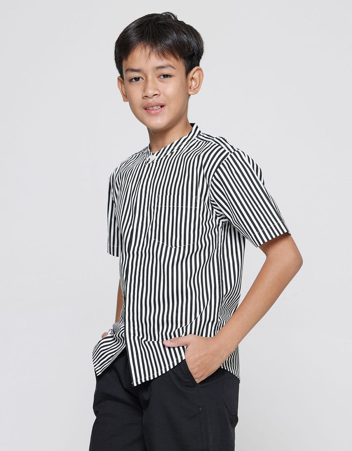 Nevada Koko Casual Poplin Stripes Anak Laki-laki