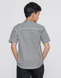 Nevada Koko Casual Poplin Stripes Anak Laki-laki