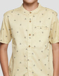 Nevada Casual Dobby Geometry Ethnic Boys Koko Shirt