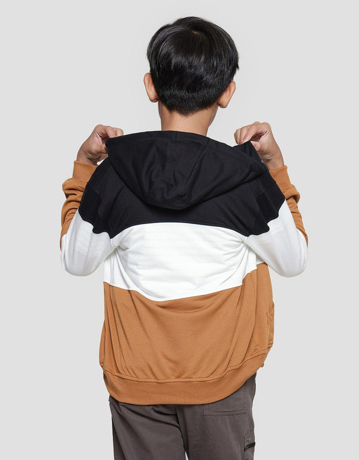 Nevada Knit Pe Hoodie Cut N Sew Logo Jaket Anak Laki-Laki