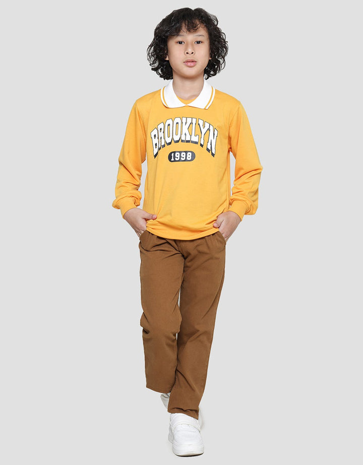Nevada Colar Print Brooklyn Sweater Non Hoodie Boys