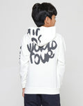Nevada Sweater Hoodie Abstrack Spray Anak Laki-laki Print Stand Up