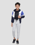 Nevada Jaket Knit Hoodie Colorbock Push Limit Anak Laki-laki