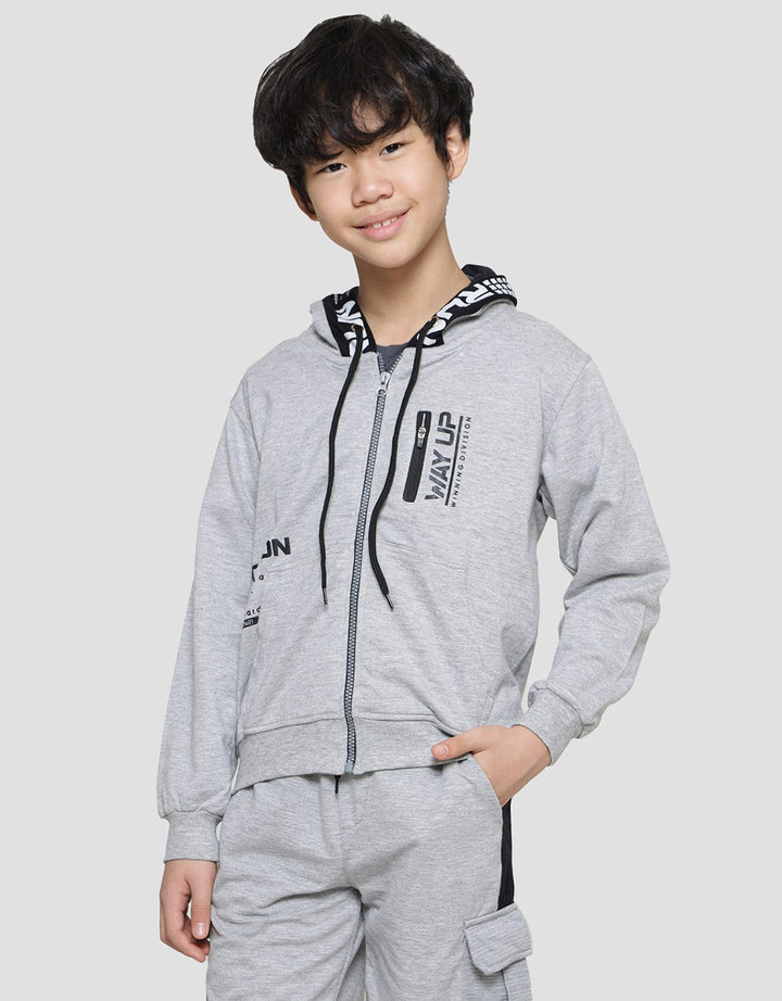 Nevada Sport Hoody Run Fast Jaket Anak Laki-laki