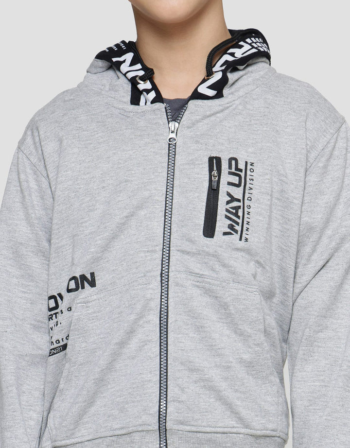 Nevada Sport Hoody Run Fast Jaket Anak Laki-laki