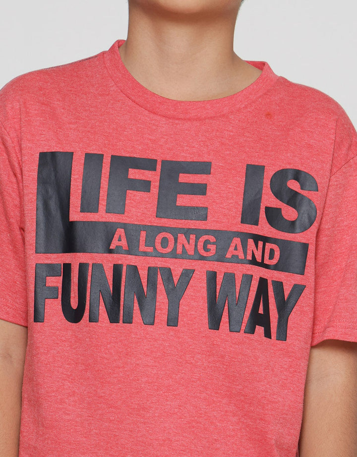 Nevada Funny Way Kaos Anak Laki-laki