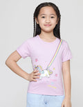 Little M Unicorn Bag Kaos Anak Perempuan