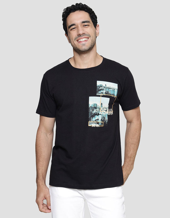 T Zone City Photoprint Tokyo Kaos Pria