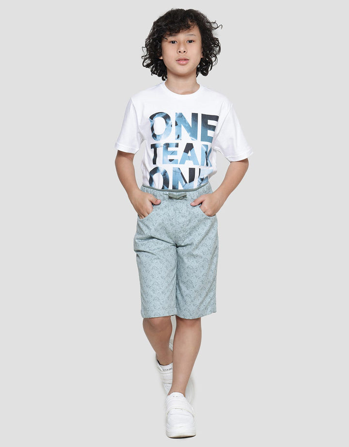Nevada Double Ribstop Woven Print Abstract Celana Pendek Anak Laki-Laki