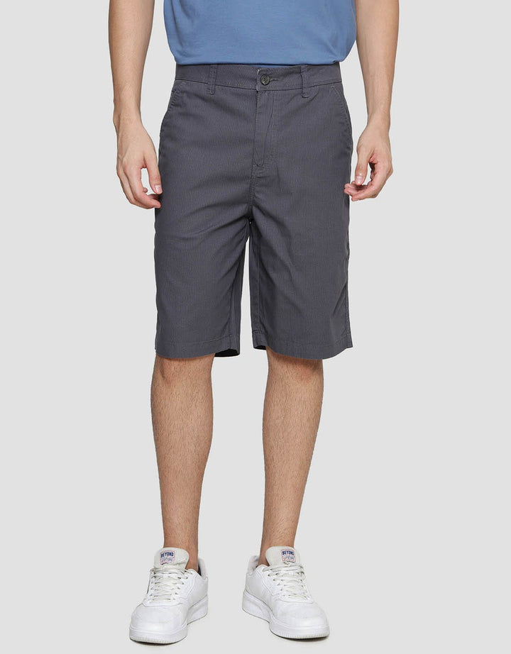 Cole Bermuda Woven Print Herringbone Celana Pendek Pria