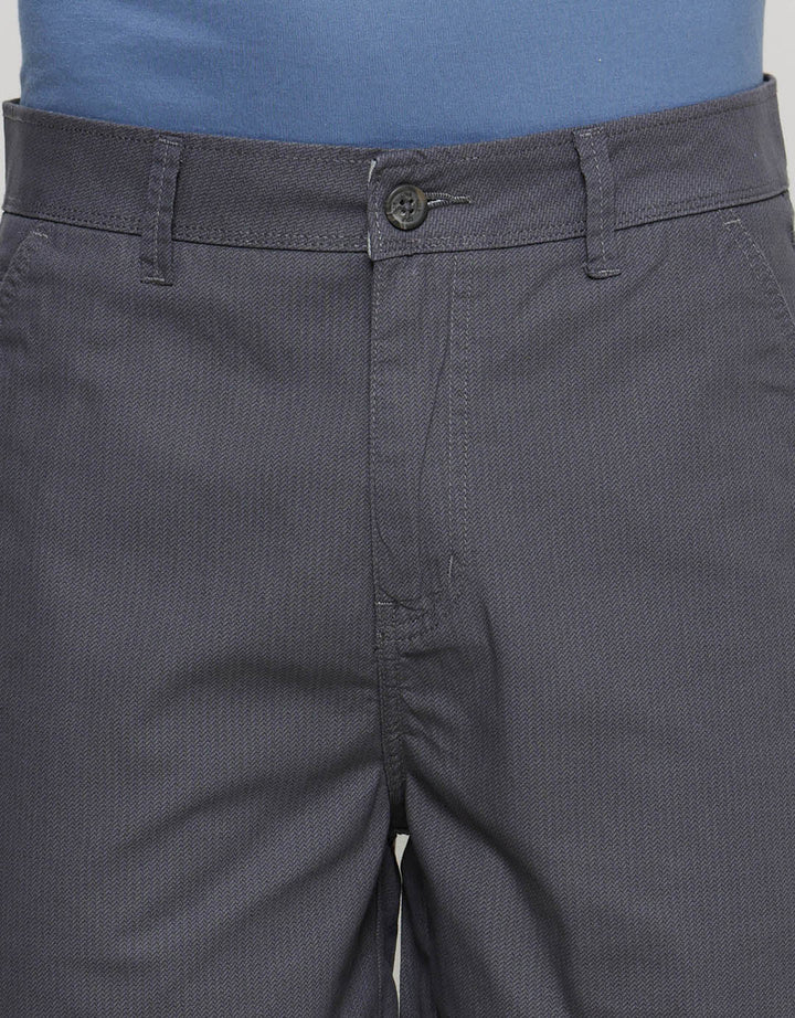 Cole Bermuda Woven Print Herringbone Celana Pendek Pria