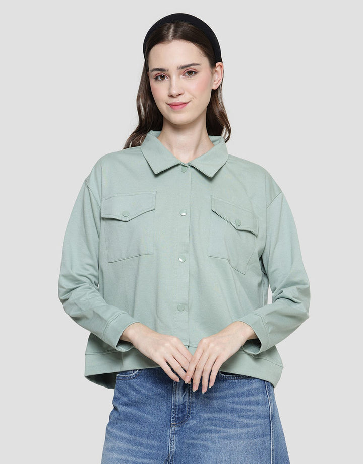 Nevada Pocket With Button Jaket Wanita