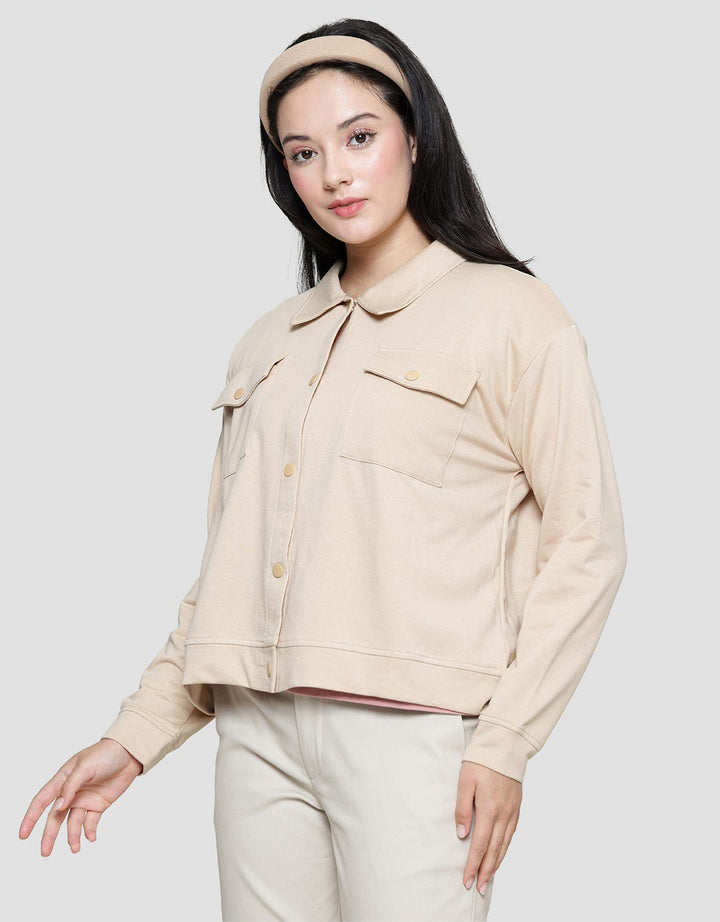 Nevada Pocket With Button Jaket Wanita