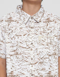 Nevada Poplin Abstract Boys Short Sleeve Shirt