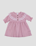 Pipiniko Double Lace Midi Dress Anak Perempuan