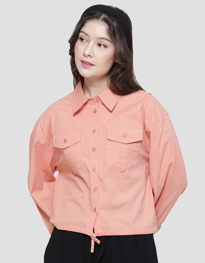 Triset Bottom With Drawstring Casual Blouse Wanita