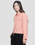 Triset Bottom With Drawstring Casual Blouse Wanita
