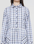 Triset Plaid Motif Casual Dress Women