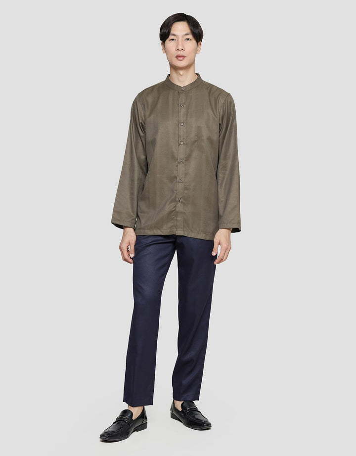 Cole Solid Dobby Koko Long Sleeve Men